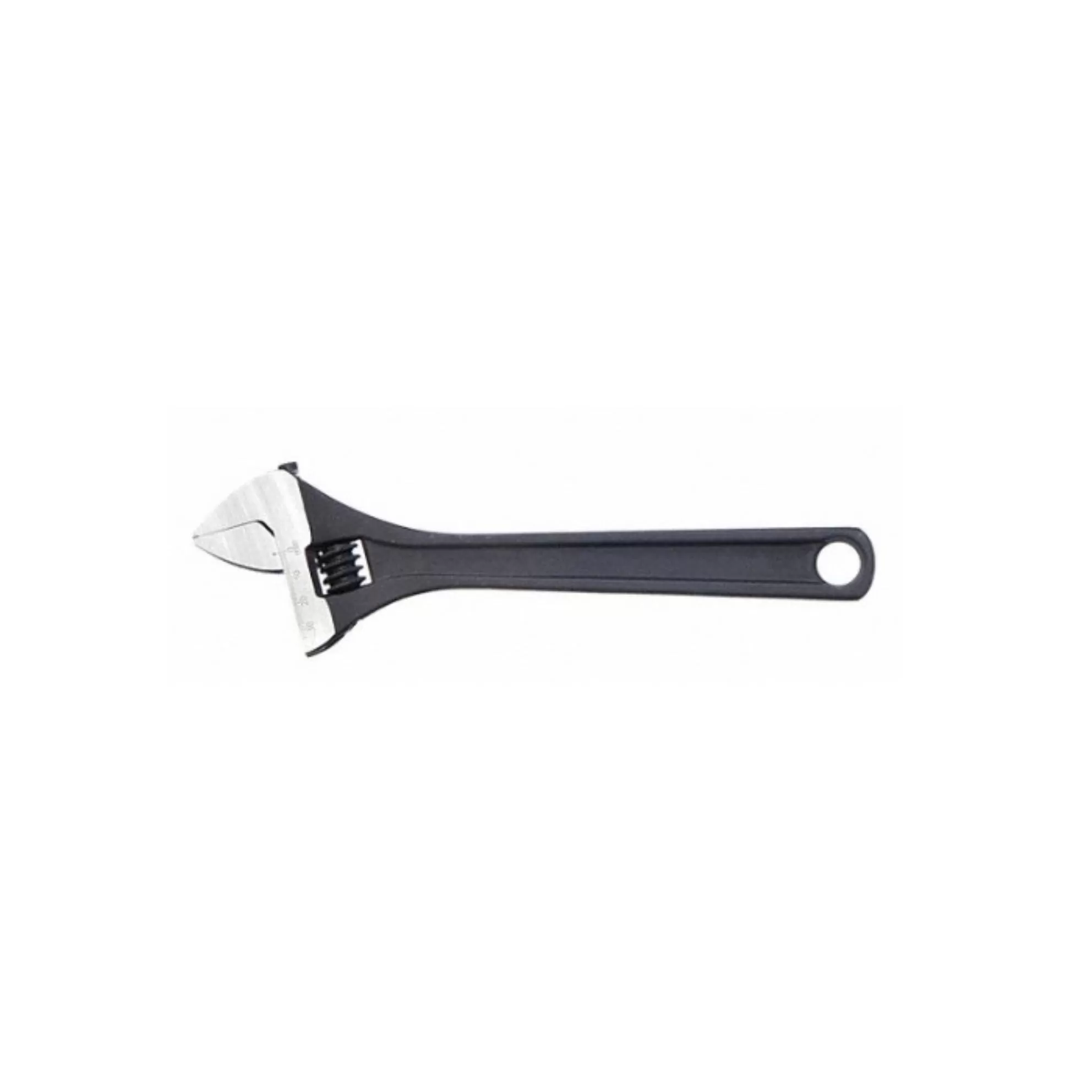 Adjustable Wrench, Alloy Steel, Black Phosphate, 18 in Overall Lg, 2 3/8 in Jaw Capacity