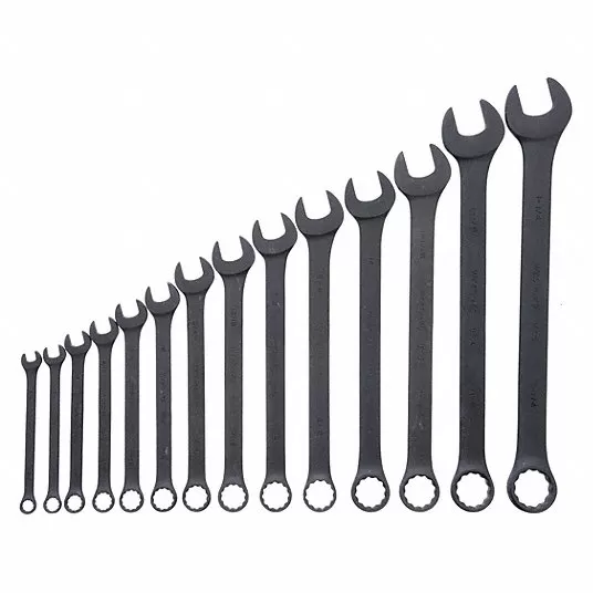 Combination Wrench Set, Black Oxide