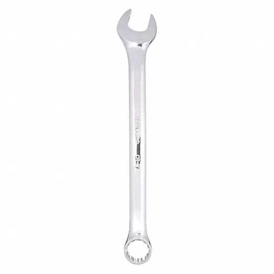 Combination Wrench, Alloy Steel, Chrome, 3/4 inch Head Size, 9 3/4 inch Overall Length, Offset, SAE