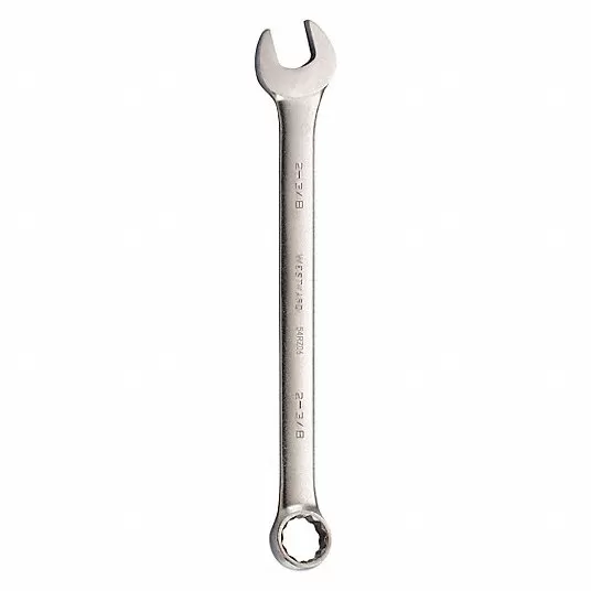 Combination Wrench, Alloy Steel, Satin, 2 3/8 in Head Size, 27 1/4 in Overall Lg, Offset