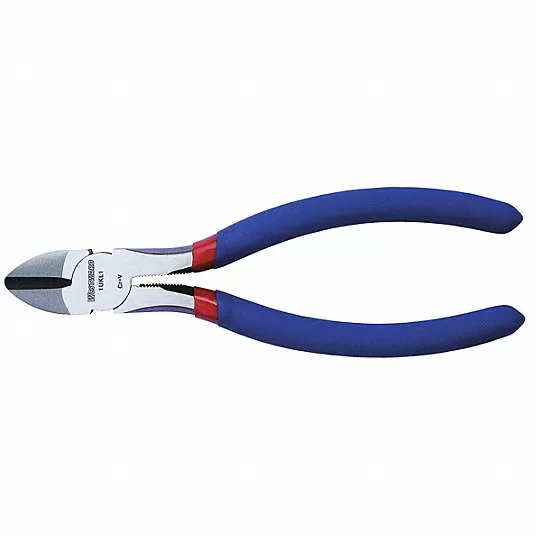 Diagonal Cutting Plier, Std, Straight, Narrow, 7/8 in Jaw Lg, 3/8 in Jaw Wd, 6 in Overall Lg