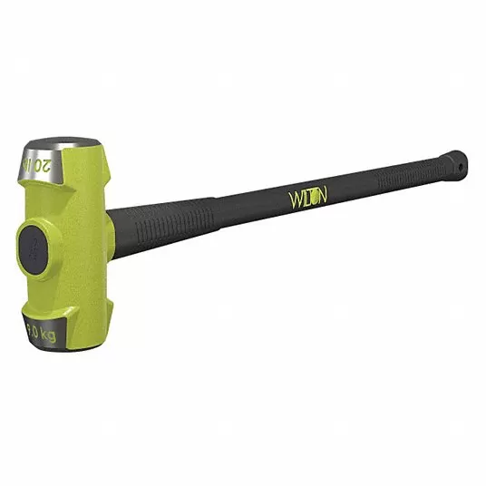 Double Face Sledge Hammer, 20 lb Head Weight, 3 1/4 inch Head Width, 38 inch Overall Length